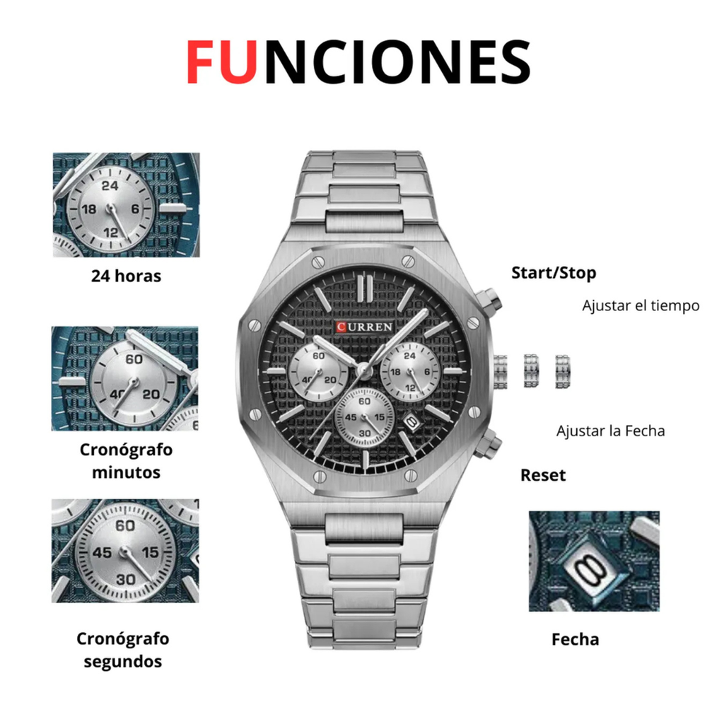 Reloj Curren 8440 Acero inoxidable